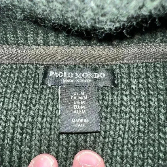 Men’s Size M Paolo Mondo Knit Pull Over Sweater - Picture 3 of 4
